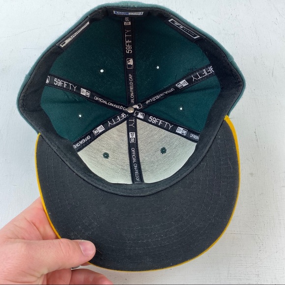 Oakland A's Hat New Era 59Fifty Fitted On Field - Picture 6 of 8